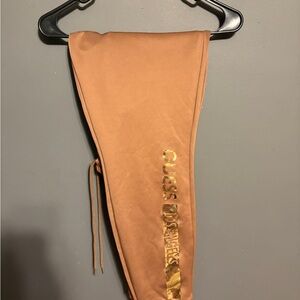 Guess Brown Joggers with Gold Logo